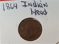 1864  Indian Head Penny