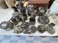 Collection of Vintage Kitchen Tinware