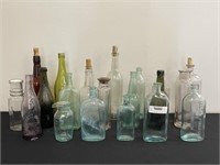 Collection of 20 Antique Bottles