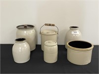 6 Pieces of Stoneware