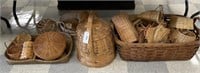 Large Collection of Various Baskets