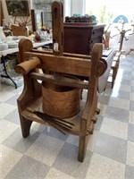 Antique Wooden Cheese Press