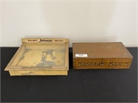 2 Country Store Advertising Boxes