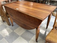 Solid Cherry Drop Leaf Dining Table