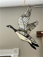 Leaded Glass Hanging Canadian Goose