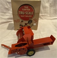Tru-Scale Toy Hay Baler in Box 1/16 NIB Vintage.