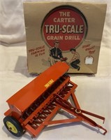Tru-Scale Toy Grain Drill in Box 1/16 NIB