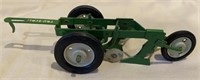 Tru-Scale Toy Plow 2-Bottom Green 1/16 Vintage.