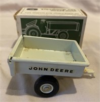 John Deere Toy Lawn & Garden White Dumpcart by