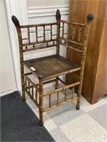 Antique Bamboo Corner Chair