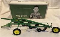John Deere Toy Plow 4-Bottom by Ertl Boy Box 1/16