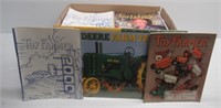 Toy Farmer magazines and 2001 John Deere tractor