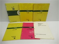 (5) Various John Deere operator manuals and New
