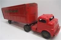 Structo transport metal truck and trailer.