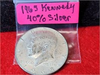 1965 40% Silver Kennedy Half Dollars
