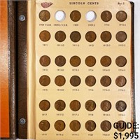 1909-2007 Lincoln Cent Book (283 Coins)