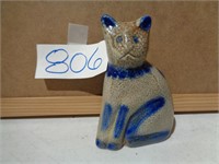 1991 Pottery Cat Signed BEP