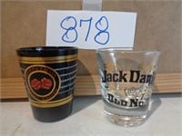 Jack Daniels Old No7 shot Glass & Pepper Mill Inn
