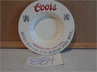 Coors Ashtray 6in