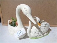Swan Planters Ceramic
