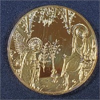 2 Ounce Silver Art Round The Annunciation