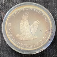 Kwik Kopy Corp Silver Anniversary Round