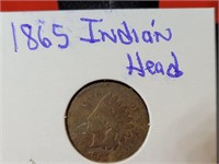 1865  Indian Head Penny