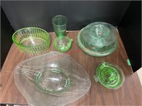 Depression Green Uranium Glass