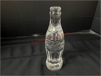 Crystal Coca Cola Paperweight (Heavy)