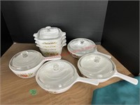 (8) Pieces Corning ware - Spice of Life