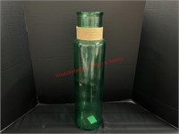 Aqua Green Art Glass 22"Tall
