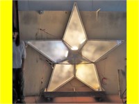 Eight Foot Lighted Star Dance Stage