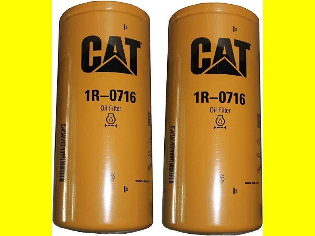 2 Caterpillar 1R0716 1R-0716 Engine Oil Filter