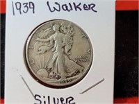 1939 Silver Walking Liberty Half Dollar