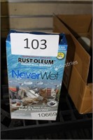 rustoleum never wet spray for shoes