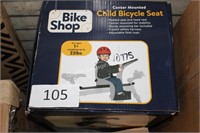 center mounted kids bicycle seat