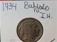 1934 Buffalo Nickle