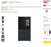 A62 Samsung - 23 cu. ft. Refrigerator