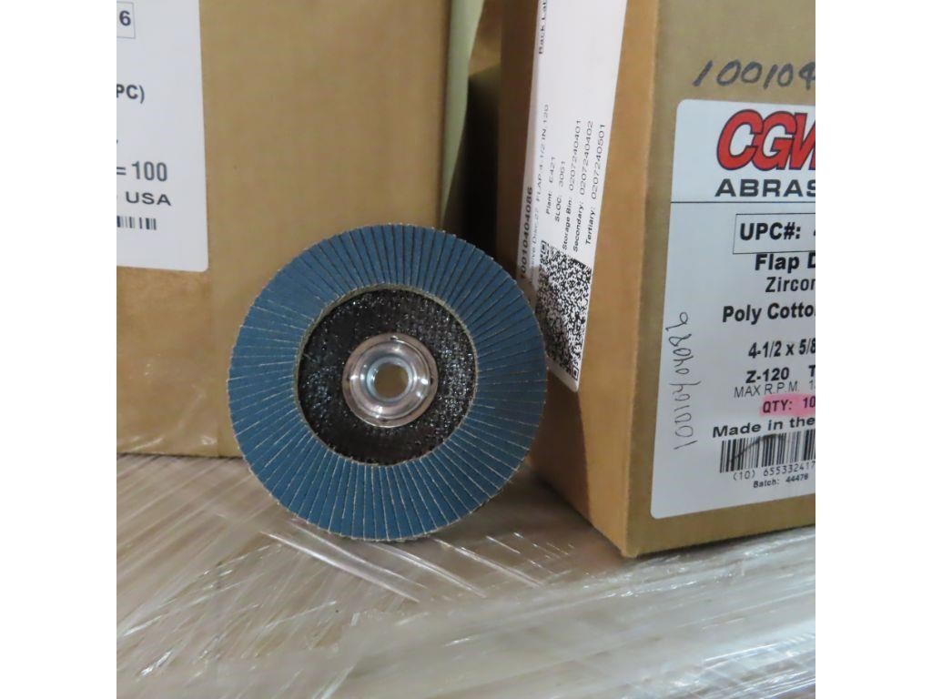 One Hundred (100) CGW Flap Disc 41716