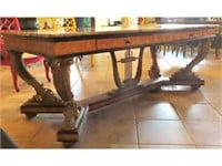19th Century Italian Table/Desk (marble broken)