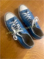 Blue Converse All Stars size 8