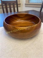 wood bowl. 13"