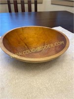 wood bowl. 10.75 "
