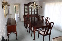 Knob Creek Formal Dining Room Table Chair & China