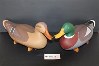 Pair Of Mallard Decoy By Patrick Vincenti 1996