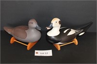 Old Squall Decoy Pair By Patrick Vincenti 2000