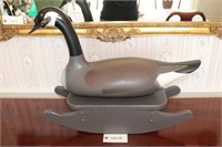 Large Canadian Goose Child Rocker