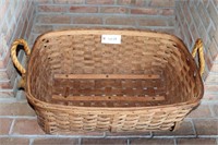 Large Handmade Wooden Weaved Basket By Day Basket