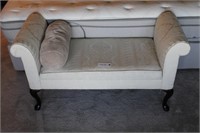 White Settee Bench