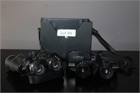 (2) Sears Binocular (1) With Case